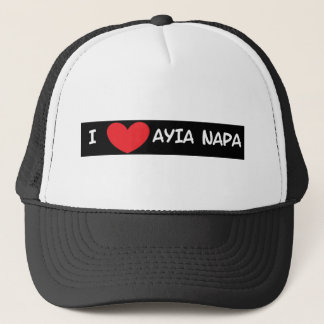 Ik hart Ayia Napa Trucker Pet