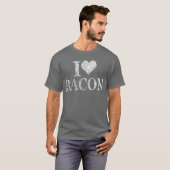 Ik hart bacon - Ik hou van Bacon tshirt t-shirt sh (Voorkant volledig)