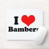 Ik hart Bamberg Muismat (Met muis)