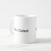 Ik hart Bass Clarinet Koffiemok (Voorkant links)