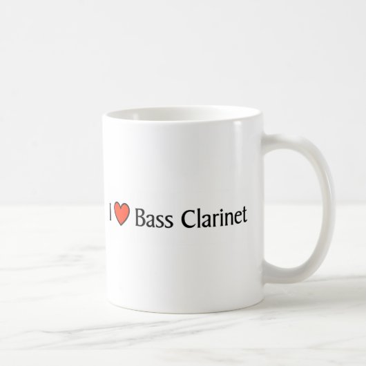 Ik hart Bass Clarinet Koffiemok (Rechts)