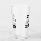 Ik hart bier hart en pijl glas (Links)