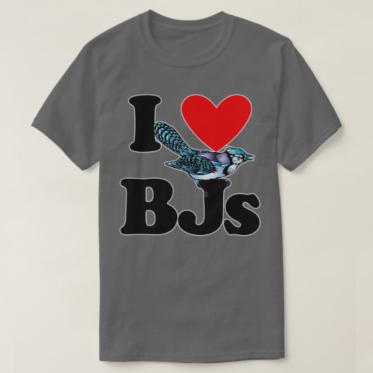 Ik hart BJ's T-shirt (Design voorkant)