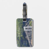 Ik hart Boedapest Bagagelabel (Achterkant verticaal)