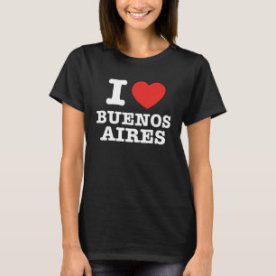 Ik hart Buenos Aires Argentinië Argentijnse liefde T-shirt