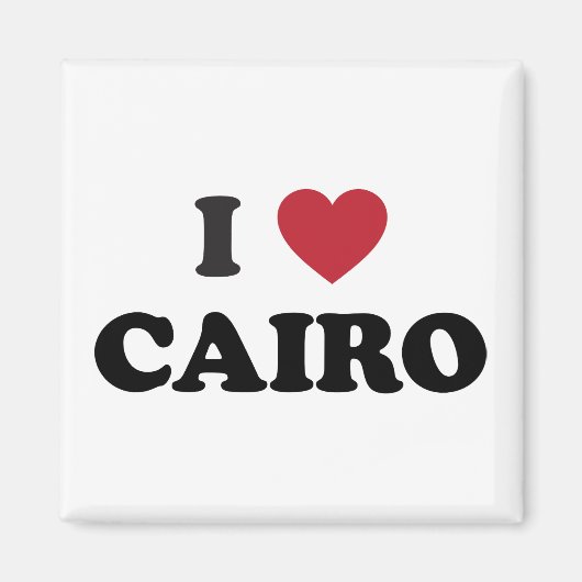 Ik hart Caïro Egypte Magneet (Voorkant)