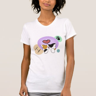 Ik Hart Calcio Kat T-shirt