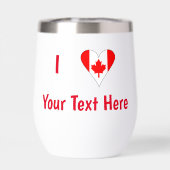 Ik (hart Canadese vlag) Jouw rode tekst (Achterkant)