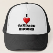 Ik hart Candace Brooks Trucker Pet (Voorkant)