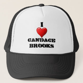 Ik hart Candace Brooks Trucker Pet