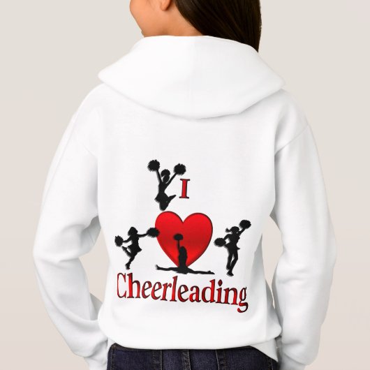 Ik Hart Cheerleading Achterkant Voor (Achterkant)