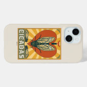 Ik hart cicaden Case-Mate iPhone case (Achterkant (horizontaal))