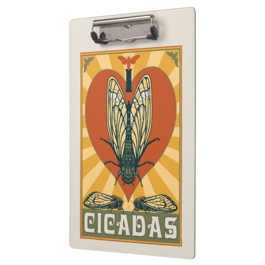 Ik hart cicaden klembord (Links)
