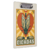 Ik hart cicaden klembord (Rechts)