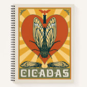 Ik hart cicaden notitieboek (Voorkant)