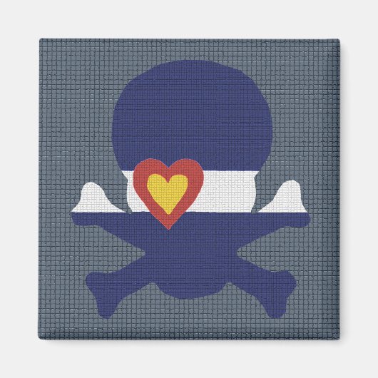 Ik hart Colorado schedel! Magneet (Voorkant)