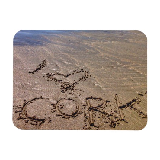 Ik hart Cork magneet, Cork Ierland Magneet (Horizontaal)