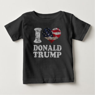 Ik hart de Amerikaanse vlag Donald Trump