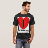 Ik hart de donkere donker t-shirt (Voorkant volledig)