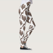 Ik hart de Grote Meren - Petoskey stone Leggings (Rechts)