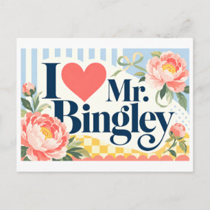 "Ik [Hart] de heer Bingley" Briefkaart