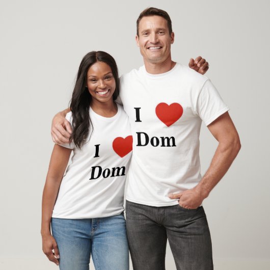 Ik hart Dom T-shirt (Unisex)