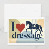 "Ik [Hart] Dressuur" Briefkaart (Voorkant / Achterkant)