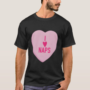 Ik hart dutjes Valentijnsdag conversatie harten T-shirt