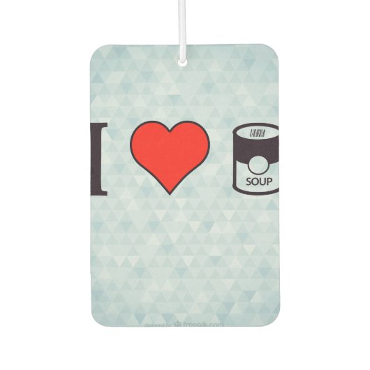 Ik hart een soep te eten in blik luchtverfrisser (Voorkant)