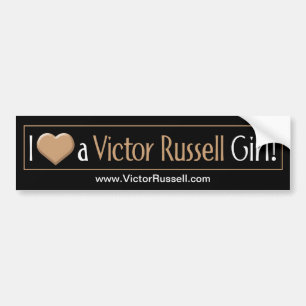 Ik hart een VR Girl Bumpersticker