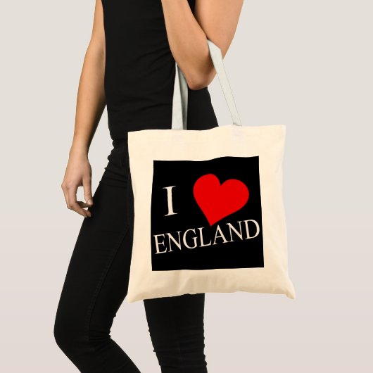 Ik hart Engeland bij btcnt Tote Bag (Voorkant (product))