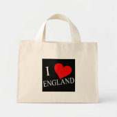 Ik hart Engeland bij ttcnt Mini Tote Bag (Voorkant)