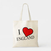 Ik hart Engeland bk btcnt Tote Bag (Achterkant)