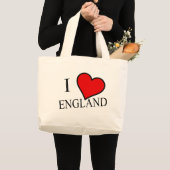 Ik hart Engeland bk jtcnt Grote Tote Bag (Voorkant (product))