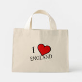 Ik hart Engeland door tcnt Mini Tote Bag (Achterkant)