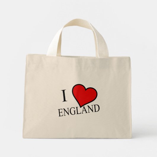 Ik hart Engeland door tcnt Mini Tote Bag (Achterkant)