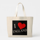 Ik hart Engeland met jtcnt Grote Tote Bag (Achterkant)