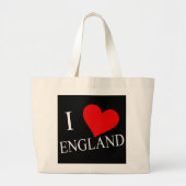 Ik hart Engeland met jtcnt Grote Tote Bag (Voorkant)
