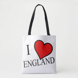 Ik hart Engeland terug stunt Tote Bag