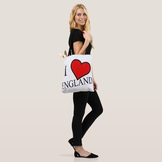 Ik hart Engeland terug stunt Tote Bag (Op model)