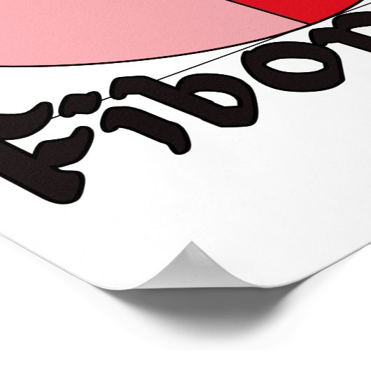 Ik hart Fibonacci Poster (Hoek)