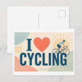 "Ik [Hart] Fietsen" Briefkaart (Voorkant / Achterkant)