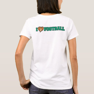 Ik hart Football liefde T-shirt