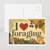 "Ik [Hart] Fourageren" Briefkaart (Voorkant / Achterkant)