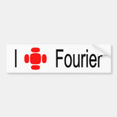 Ik hart Fourier Bumpersticker (Voorkant)