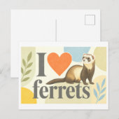 "Ik [Hart] Fretjes" Briefkaart (Voorkant / Achterkant)