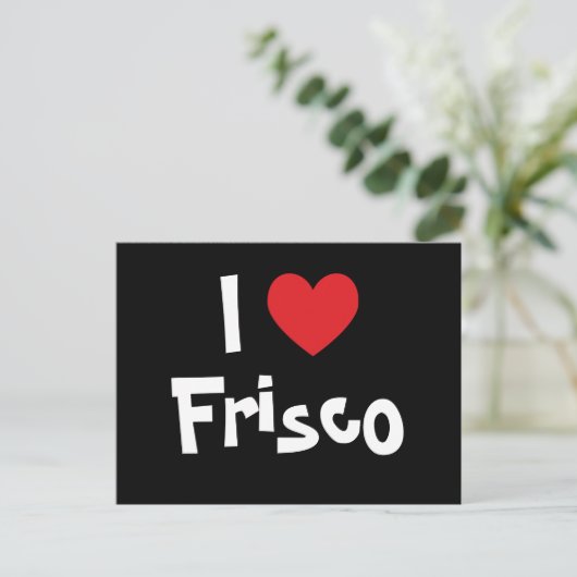 Ik hart Frisco Briefkaart (Staand voorkant)