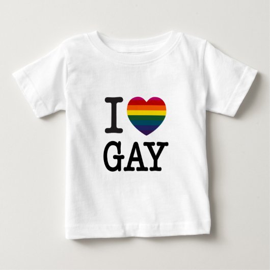 Ik hart Gay Rainbow Heart (Voorkant)