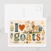 "Ik [Hart] Geiten" Briefkaart (Voorkant / Achterkant)