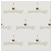 Ik "hart" Genealogie Stof (Close Up)